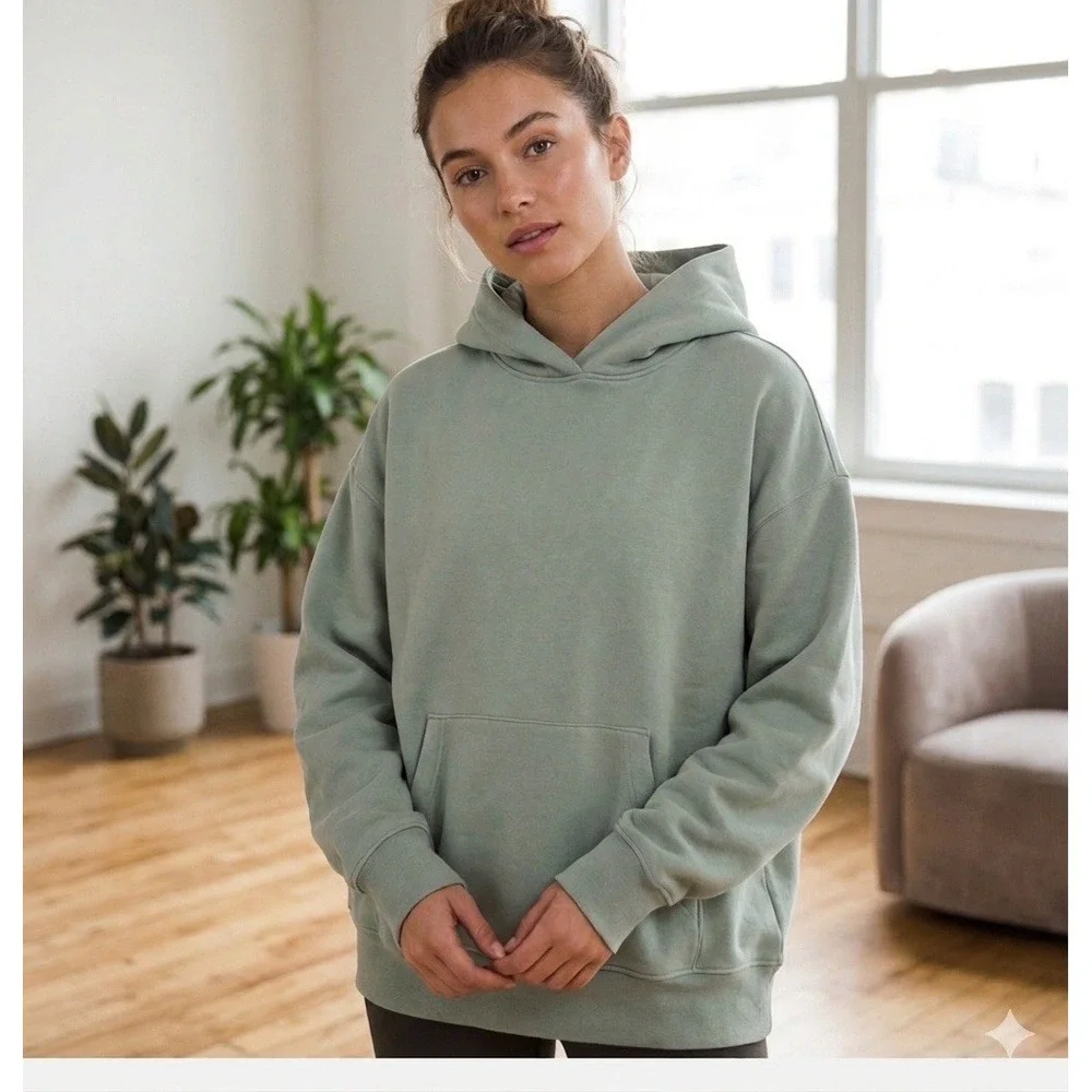 Wild Fable Viral 100% Chill Snow Bunny Green Target Recalled Hoodie M NWT - Picture 6 of 6